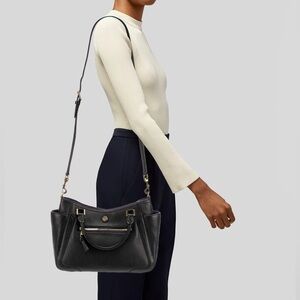 Tory Burch black genuine leather bag